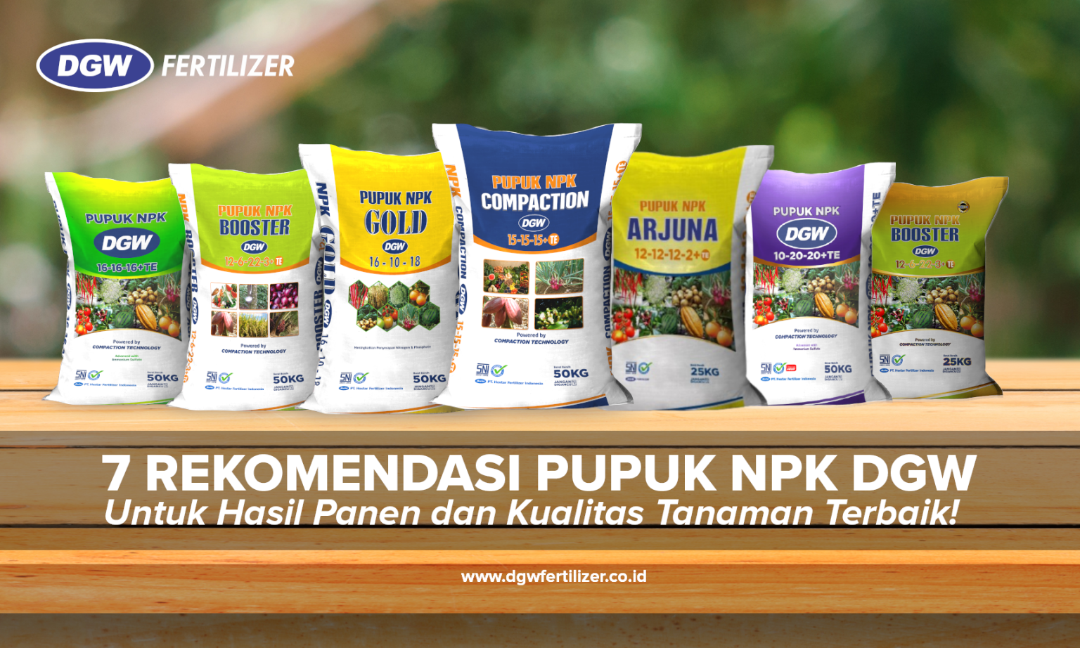 7 Rekomendasi Pupuk NPK DGW Fertilizer Untuk Hasil Panen Dan Kualitas