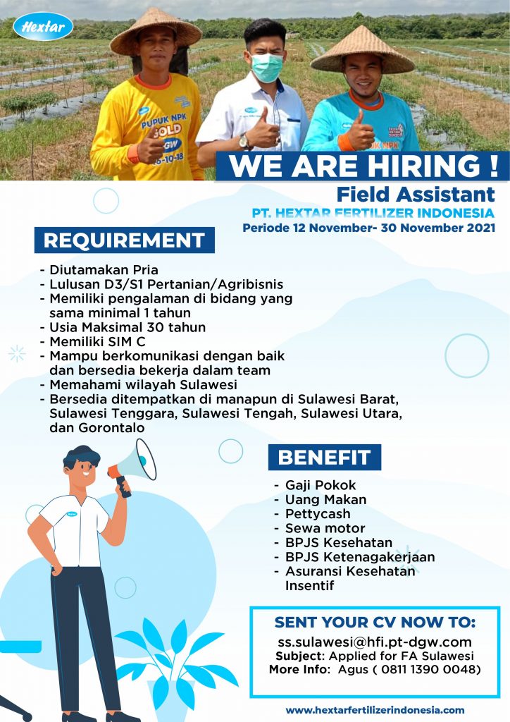 lowongan-field-assistant-sulawesi